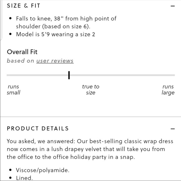 NWT VELVET WRAP DRESS - Picture 7 of 8